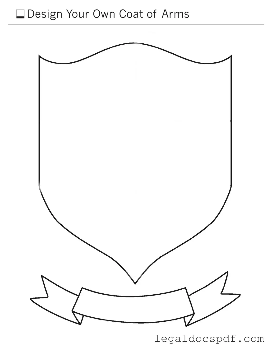 Fill Out Your Coat Of Arms Form