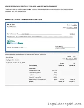 Fill Out Your Payroll Check Form