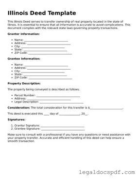 Legal Illinois Deed Form