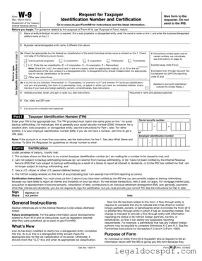Fill Out Your IRS W-9 Form